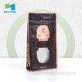 Plastic De-Metalized Flat Bottom Bag For Chocolate